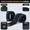 CAMBIVO Polsiere Palestra Regolabile 2 Pezzi, Fasce per Anteprima dell’immagine prodotto 4