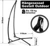 Jayseuw Structure pour fauteuil suspendu Structure pour Voir les images du produit 5