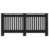 vidaXL Panele grzejnikowe czarne 172 x 19 x 81 cm MDF Podgląd zdjęcia produktu 4