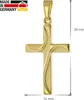 trendor 51943 Kreuz-Anhänger Gold 585 (14Kt) mit Vergoldeter Silberkette 6 Produktbild-Vorschau