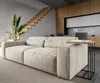 DELIFE Big-Sofa Sirpio 230x95 cm Cord Beige Produktbild-Vorschau 5