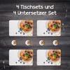 Tischset 4x45x30 cm + 10fi cm Platzset Tischmatte Produktbild-Vorschau 4