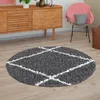 TT Home Wohnzimmerteppich Teppich Hochflor Langflor Produktbild-Vorschau 2