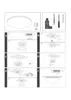 Diagrams showing the assembly and installation of a ceiling light. Náhled obrázku produktu