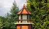 Wunderschöner großer Leuchtturm aus Holz mit LED Produktbild-Vorschau 2