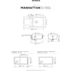 SCHOCK Spüle MANHATTAN D-100L in NERO Produktbild-Vorschau 9