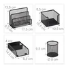 relaxdays Schreibtisch Organizer Set 4-teilig Produktbild-Vorschau 4