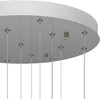 ZMH Hanglamp voor woonkamer, 15 lichtpunten, amberkleurig Productafbeelding-voorbeeld 5