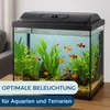 Aquarium Abdeckung LED 60x30 cm Aquarium Deckel Schwarz Mit Produktbild-Vorschau 6
