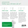 AXA Doppelzylinderschloss - 30/30 mm - Komfortsicherheit - Produktbild-Vorschau 2