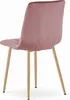 Rosa Samt-Esszimmerstuhl LIBRA Produktbild-Vorschau 6