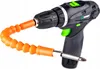 A cordless drill with a flexible extension bit attached. Náhľad obrázku produktu