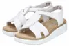 Rieker Damen Sandalen Keilsandaletten Modeschuhe weiß 38 Produktbild-Vorschau 45