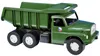 A green toy dump truck is shown against a white background. Náhľad obrázku produktu