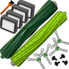 A set of replacement parts for an iRobot Roomba vacuum cleaner, including filters, brushes, and rollers, laid out on a white background. Voir les images du produit
