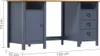 vidaXL Psací stůl Hill Grey 150x50x74 cm Masivní borovicové Náhled obrázku produktu 5
