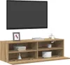 vidaXL TV-Wandschrank 100 x 30 x 30 cm Artisan-Eiche Produktbild-Vorschau 3