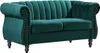 Chesterfield-Sofagarnitur - 3-Sitzer & 2-Sitzer - Samt - Produktbild-Vorschau 6