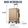 Handgepäckkoffer 100% Aluminium Travelhouse TOKYO - 4 Produktbild-Vorschau 8