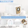A product image showing dust bags with dimensions and feature callouts. Voir les images du produit