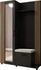 Masseno Garderobe-Set ARMADIO 137/207/42 cm Modern Produktbild-Vorschau 1