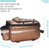 8L Fahrradtasche , Gepäckträgertasche wasserdichte Fahrrad Produktbild-Vorschau 7