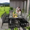 di volio Gartentisch BARLETA aus Aluminium in Holzoptik Produktbild-Vorschau 5
