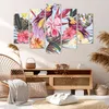 Bild auf Leinwand - Leinwandbild - Blume Vogel Sommer - Produktbild-Vorschau 7