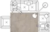 Teppich Wohnzimmer - 160x230 cm - Beige - Geometrisches Produktbild-Vorschau 5