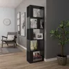 vidaXL Regál na knihy / Room Divider Black 45x24x159 cm Náhľad obrázku produktu 4