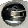Close-up view of the internal components of a heat pump, specifically the fan and ductwork. Produktbild-Vorschau