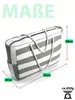 Strandtasche XXL Badetasche Strandtasche mit Reißverschluss Produktbild-Vorschau 3