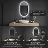 LoXa miroir de salle de bain Fiona 40×80 cm ovale - LED, Voir les images du produit 7