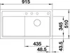 Spüle Blanco ZENAR 5 S 915 x 510 mm anthrazit 523934 Produktbild-Vorschau 7