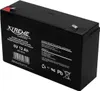 A black 6V 12Ah Xtreme gel battery is shown from a slightly elevated angle against a white background. Voir les images du produit