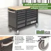 Werkstattwagen DELUXE 12 Schubladen 123 cm Breite Produktbild-Vorschau 7