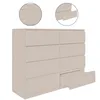 YUMEBLY | Kommode mit 8 Schubladen 120x97x40 cm Schrank für Produktbild-Vorschau 1