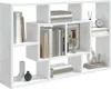 Scaffale a parete bianco lucido 85x16x52,5 cm Materiale a Anteprima dell’immagine prodotto 4