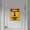 Danger Kampf Huhn Metallschild XXL in 28x38 cm mit Huhn Produktbild-Vorschau 6