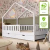 Crazy Pine Letto a Casetta con Cassetto 120x200 cm – Letto Anteprima dell’immagine prodotto 2
