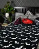 Schwarze XL Kuscheldecke mit Fledermäusen 152x178cm Produktbild-Vorschau 5