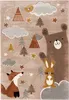 Kinder Teppich Maui Kids Fuchs und Bär Beige Braun, Produktbild-Vorschau 5