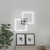 LZQ Plafonnier LED Salon Géométrique Moderne, 60W Lampe de Voir les images du produit 6
