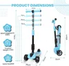 Habib 3-Rad Kinderroller mit LED Rädern & Sitz | Faltbar Produktbild-Vorschau 3