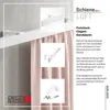 Rail de rideau intérieur sur mesure 1 voie blanc - Série Voir les images du produit 3