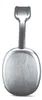 A silver-colored object with a rounded oval base and a rectangular handle-like top, isolated on a white background. Anteprima dell’immagine prodotto