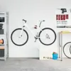 vidaXL Stojan na bicykel na stenu Skladací červený čierny Náhľad obrázku produktu 3
