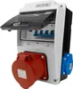 Wandverteiler XS-S 32A 2x230V IP44 Stromverteiler Komplett Produktbild-Vorschau 1
