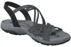 SKECHERS Damen Riemen Sandale schwarz Textil Stretch - Produktbild-Vorschau 51