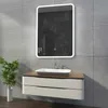 Badspiegel mit LED Beleuchtung und Touch-Schalter - Osaka - Produktbild-Vorschau 2